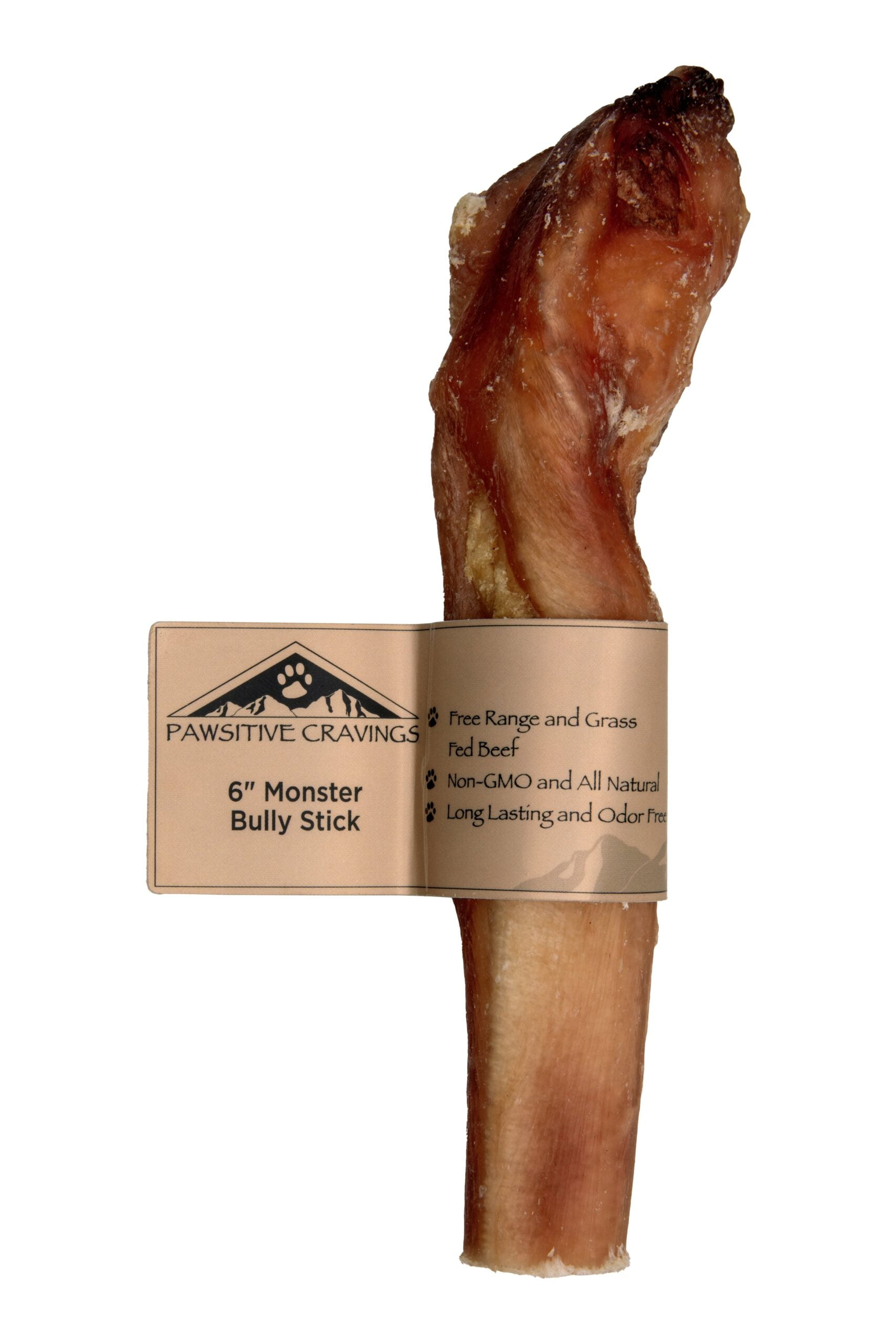 6" Monster Bully Stick 3 6" Monster Bully Stick - Front | Pawsitive Cravings