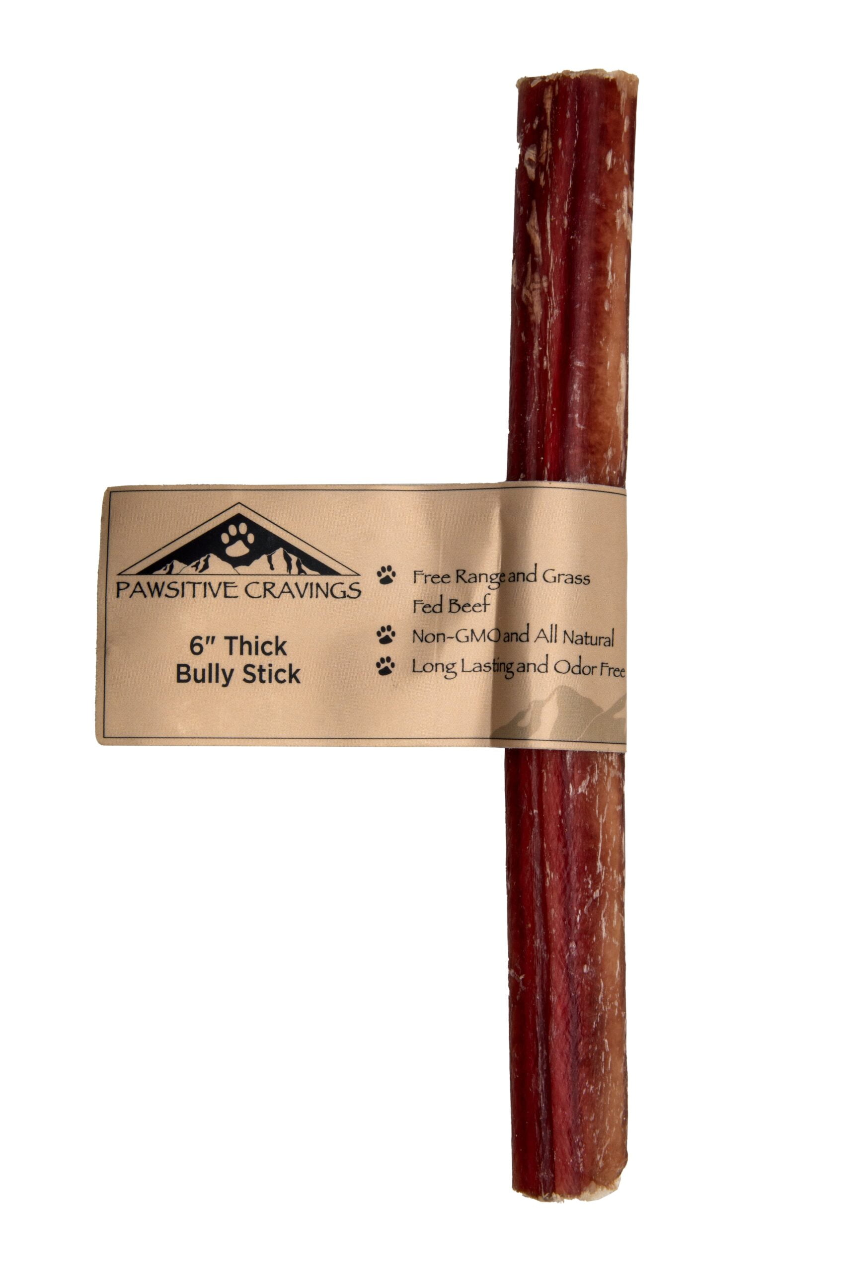 6" Thick Bully Stick 3 6" Thick Bully Stick - Front | Pawsitive Cravings