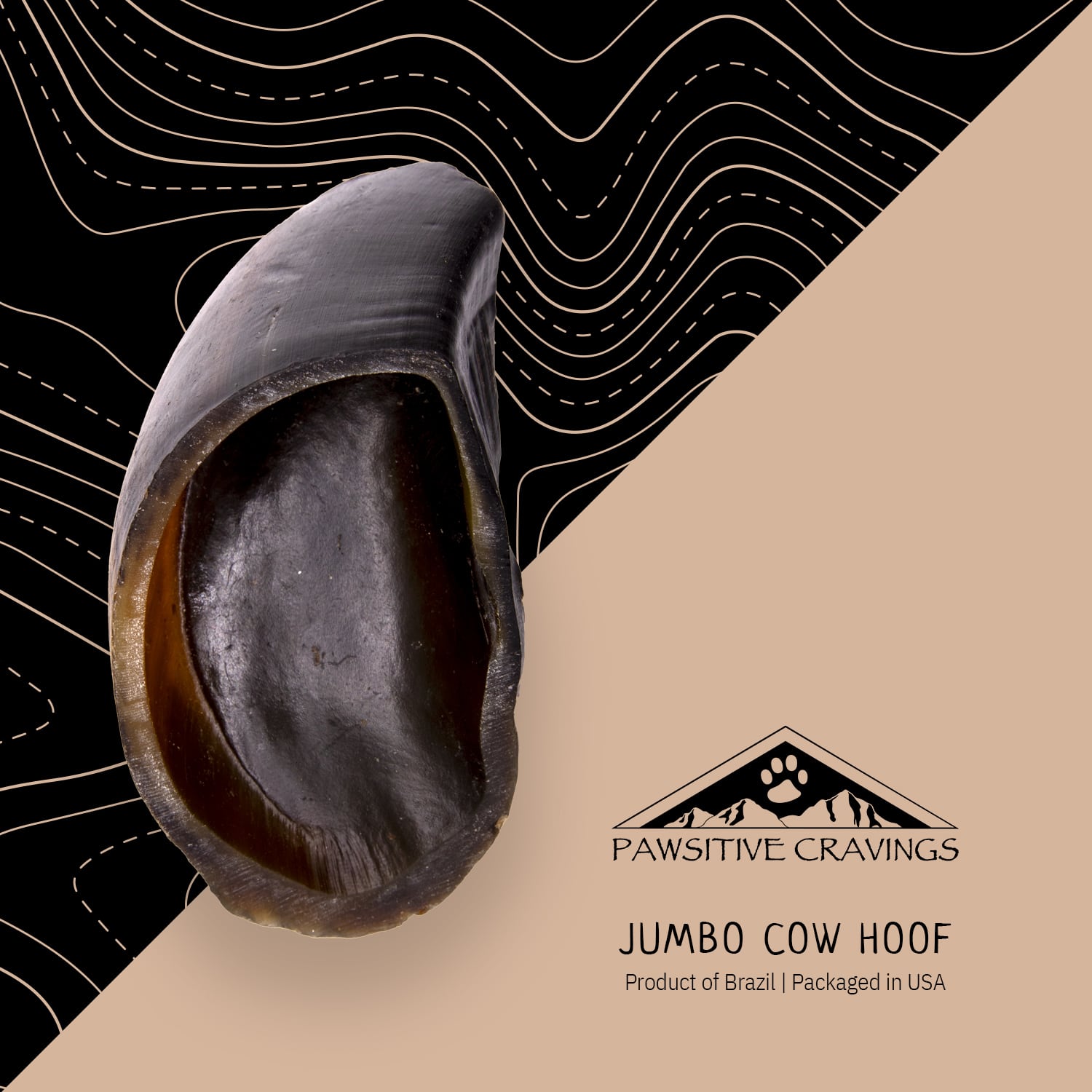Jumbo Cow Hoof | Pawsitive Cravings