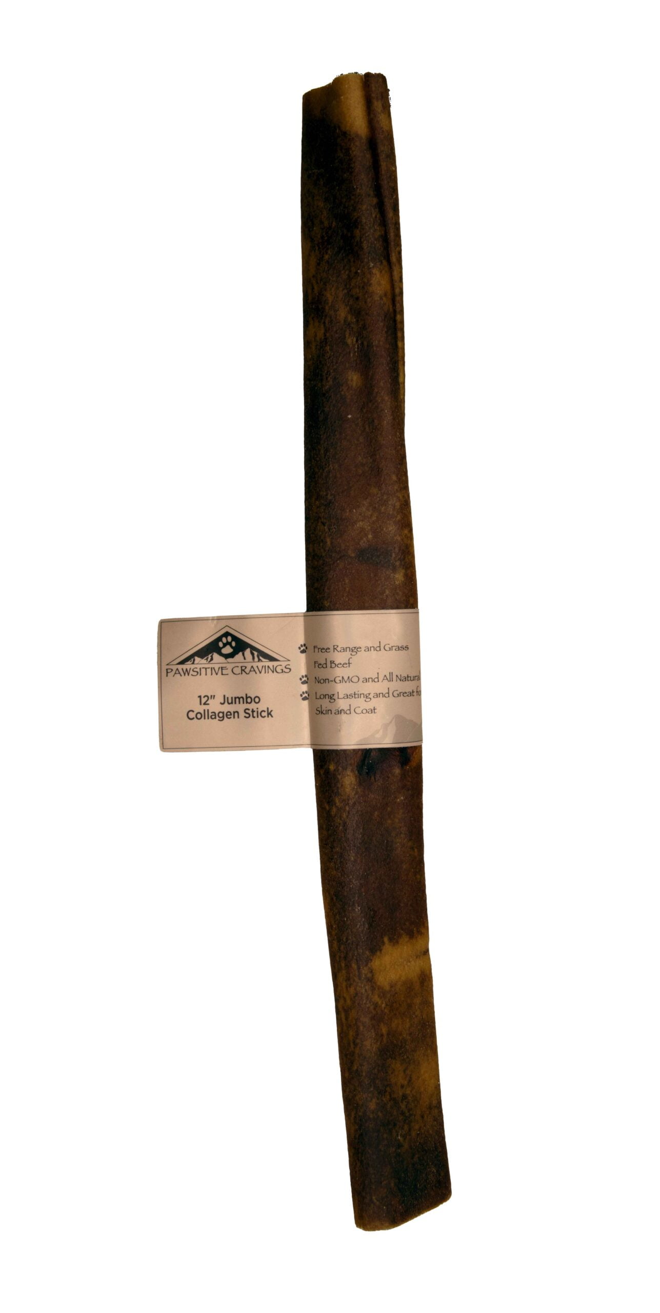 12" Jumbo Collagen Stick 2 12" Jumbo Collagen Stick - Front | Pawsitive Cravings